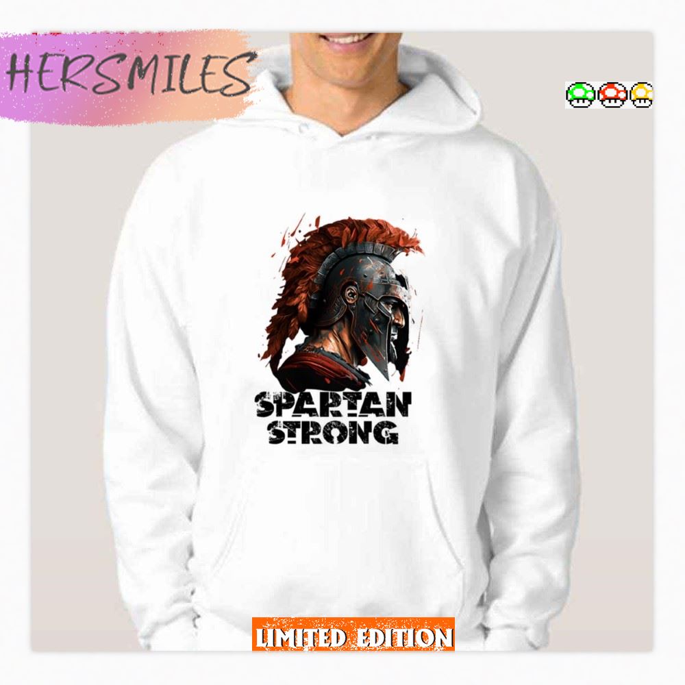 Trennding Spartan Strong Grunge Art Unisex Hoodie