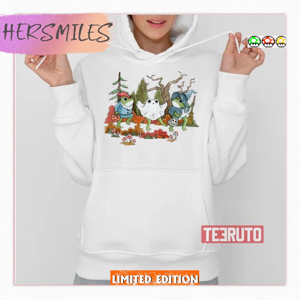 Trick Or Treat Frogs Halloween T-Shirt