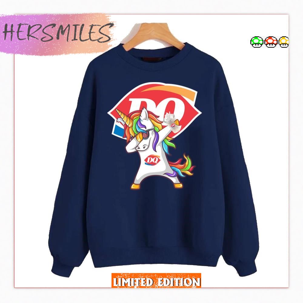Unicorn Dabbing Dairy Queen 7 Best Vintage T-Shirt
