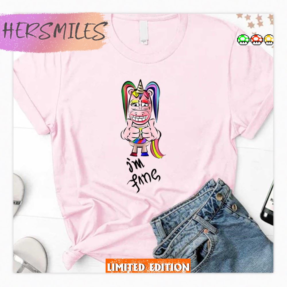 Unicorn I’m Fine Fall Guys Ultimate Knockout T-Shirt