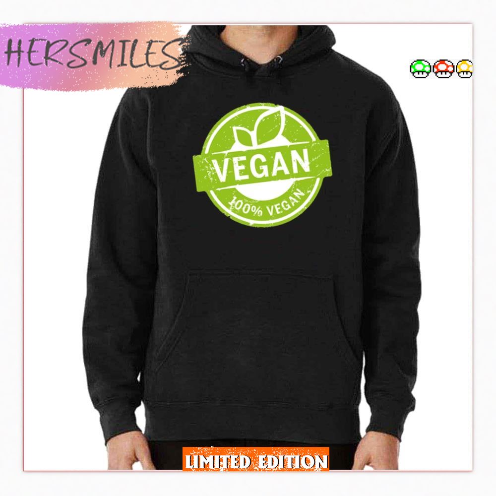 Vegan Stamp Vegan For Sure T-Shirt