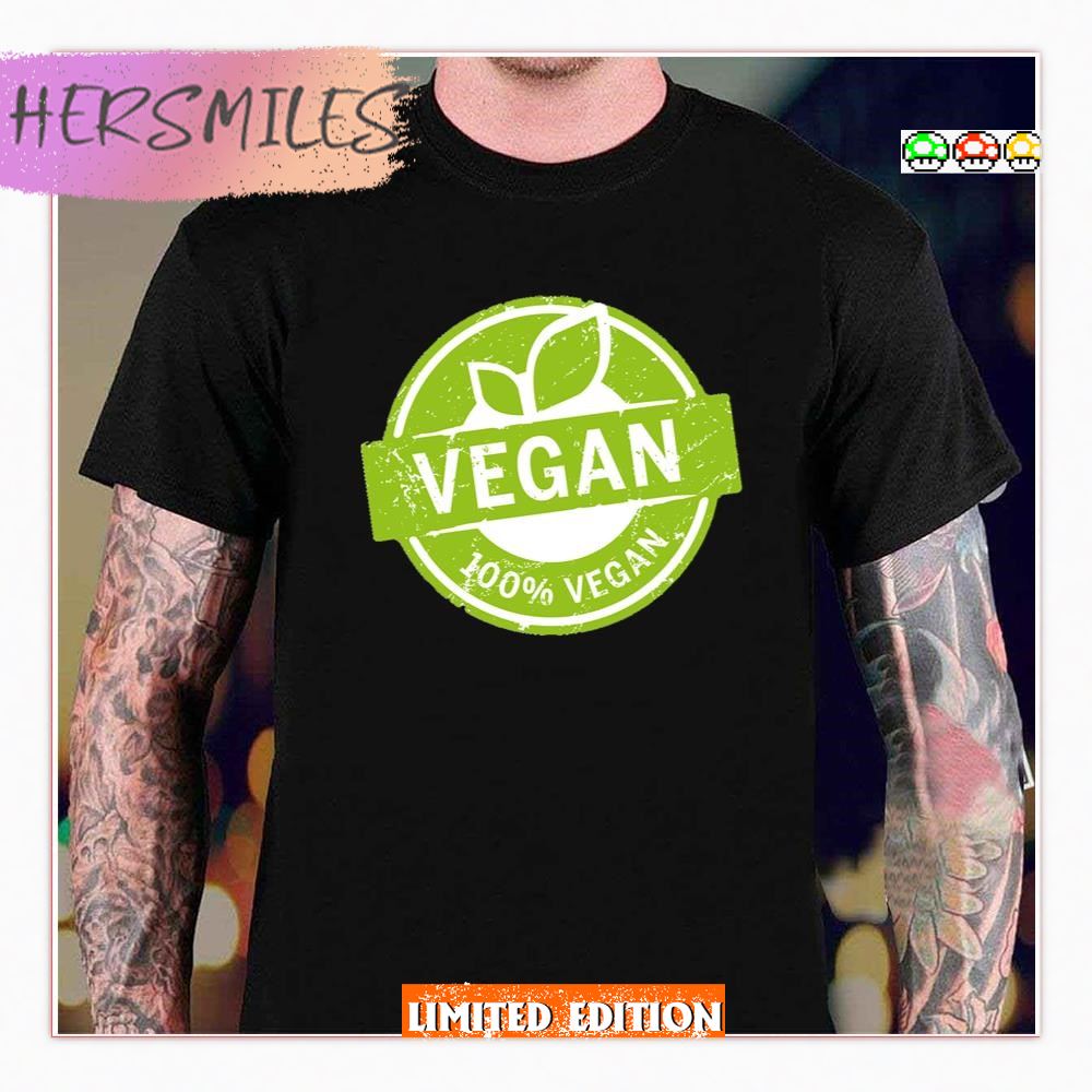 Vegan Stamp Vegan For Sure T-Shirt Vegan Stamp Vegan For Sure T-Shirt