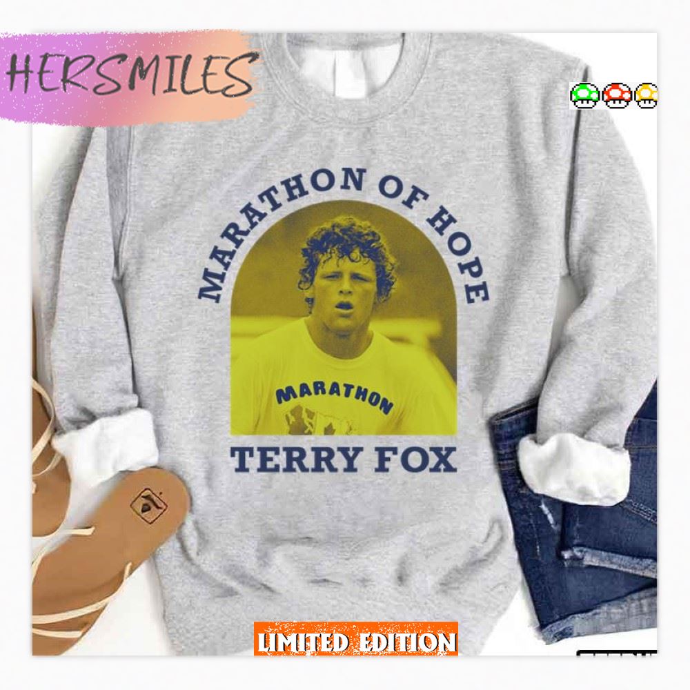Vintage Design Marathon Of Hope Terry Fox T-Shirt
