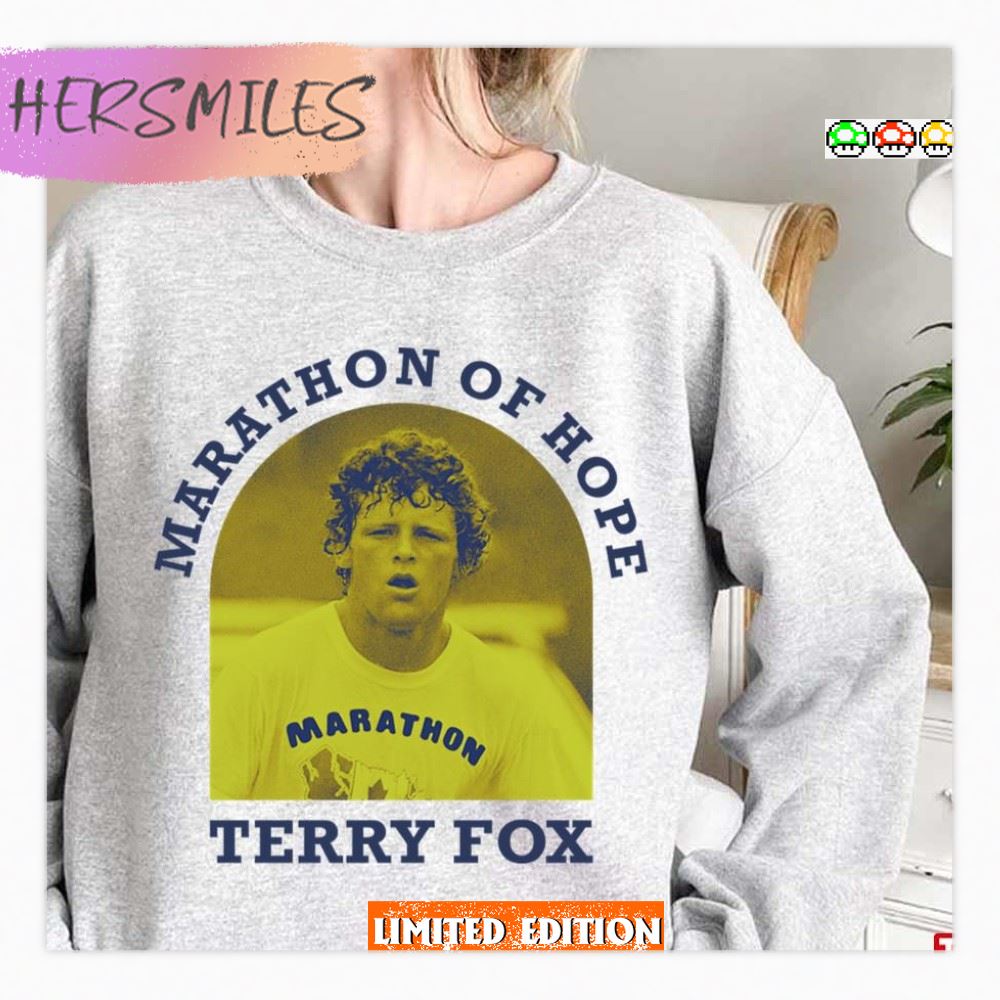 Vintage Design Marathon Of Hope Terry Fox T-Shirt
