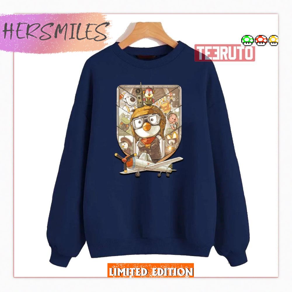 Vintage Jet Pororo The Little Penguin Squad T-Shirt