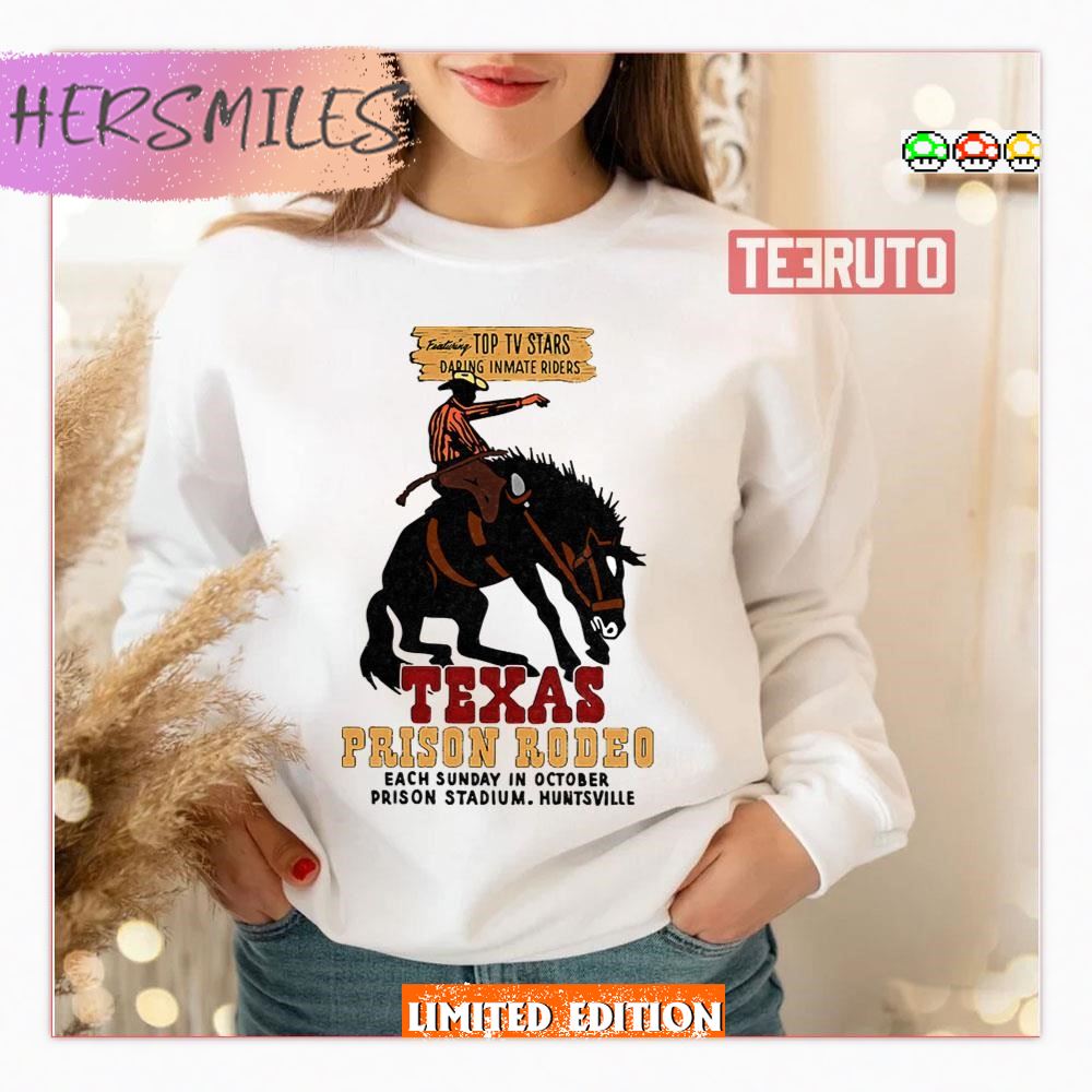 Vintage Texas Prison Rodeo Horse T-Shirt