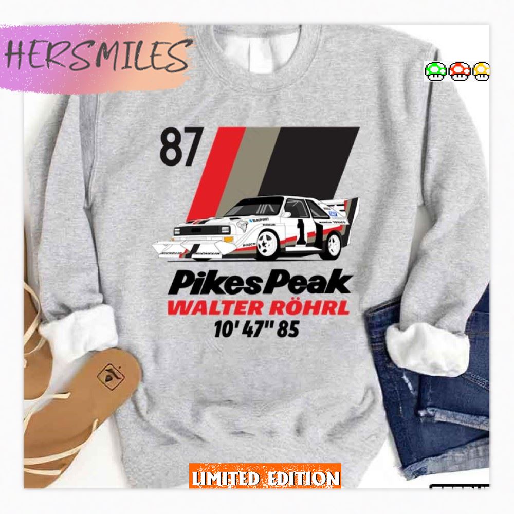 Walter Rohrl Pikes Peak 87 Gran Turismo T-Shirt