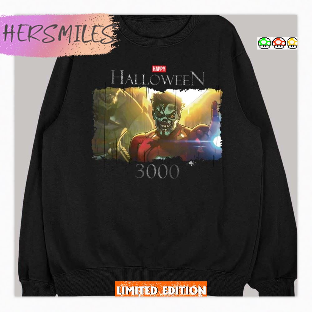 What If Halloween Zombie Iron T-Shirt