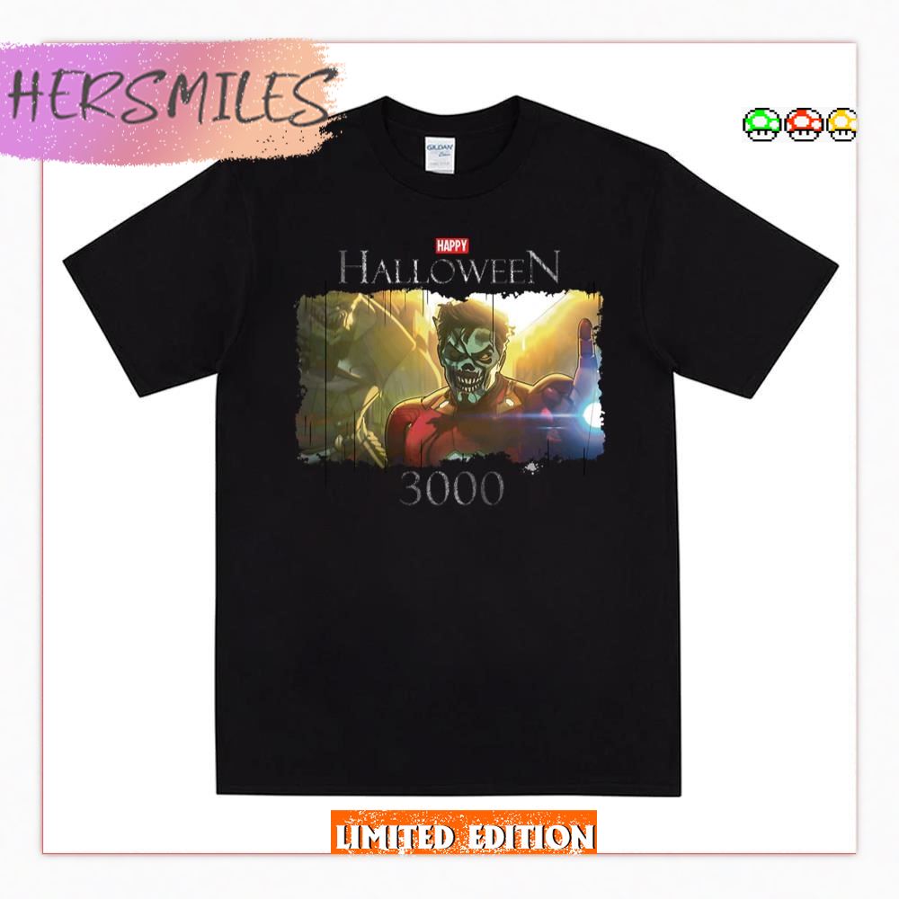 What If Halloween Zombie Iron T-Shirt