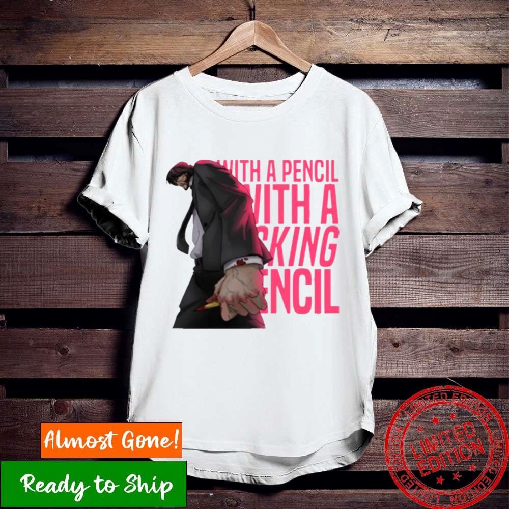 With A Pencil John Wick 4 Keanu Reeves Shirt