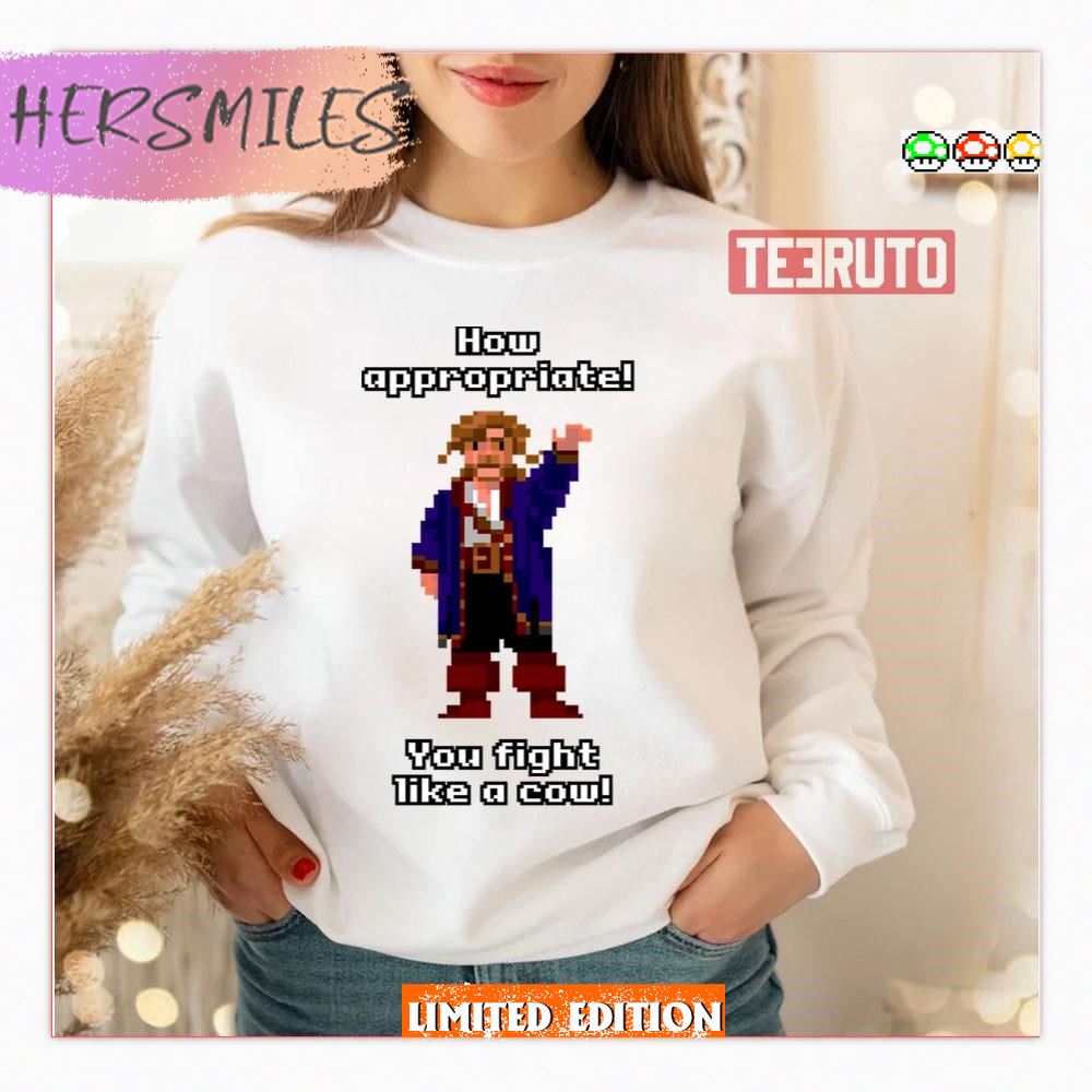 You Fight Like A Cow The Secret Of Monkey Island T-Shirt