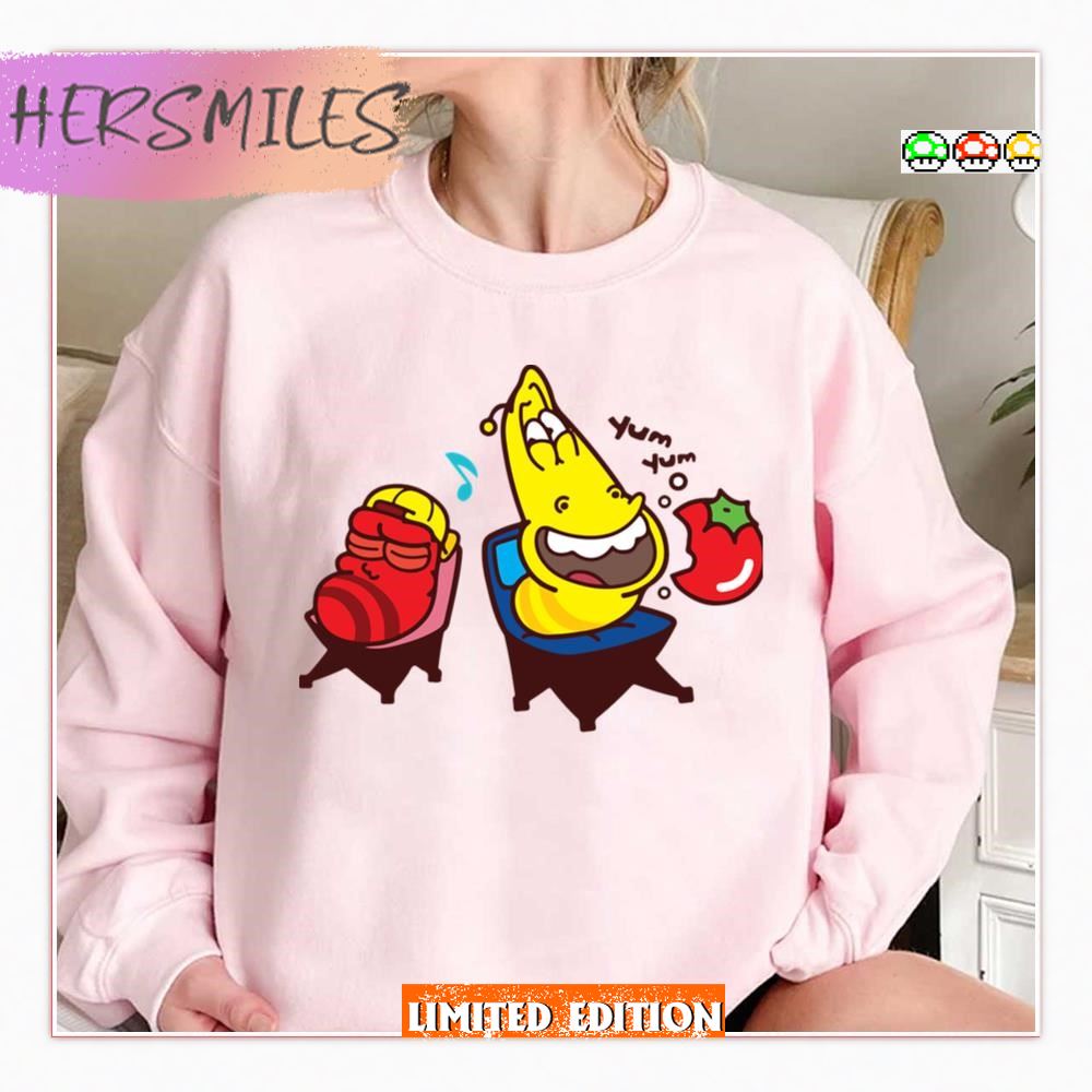 Yum Yum Eating Time Larva Animation T-Shirt