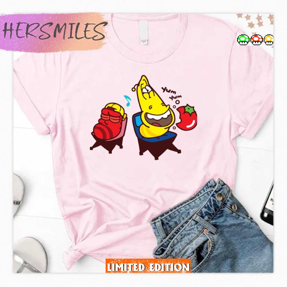 Yum Yum Eating Time Larva Animation T-Shirt