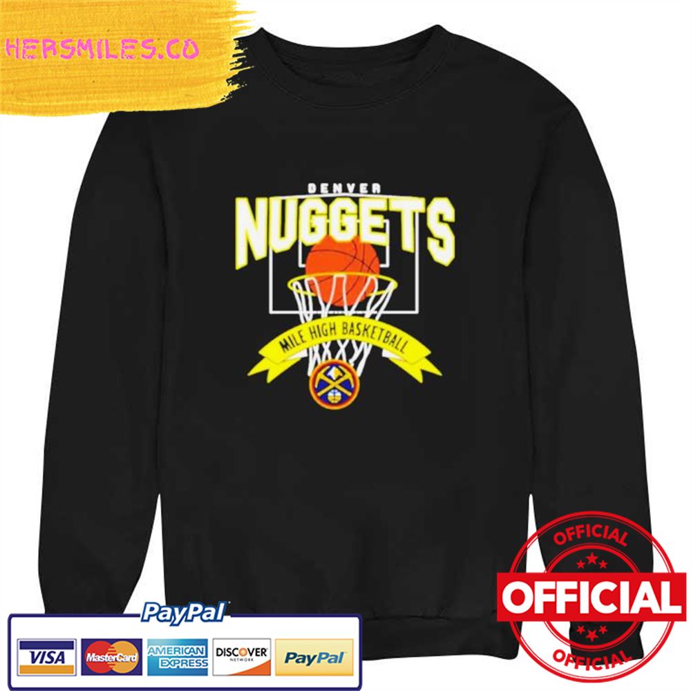 Denver Nuggets Tommy Jeans Tim Backboard Mile High basketball 2023 Shirt Denver Nuggets Tommy Jeans Tim Backboard Mile High basketball 2023 Shirt