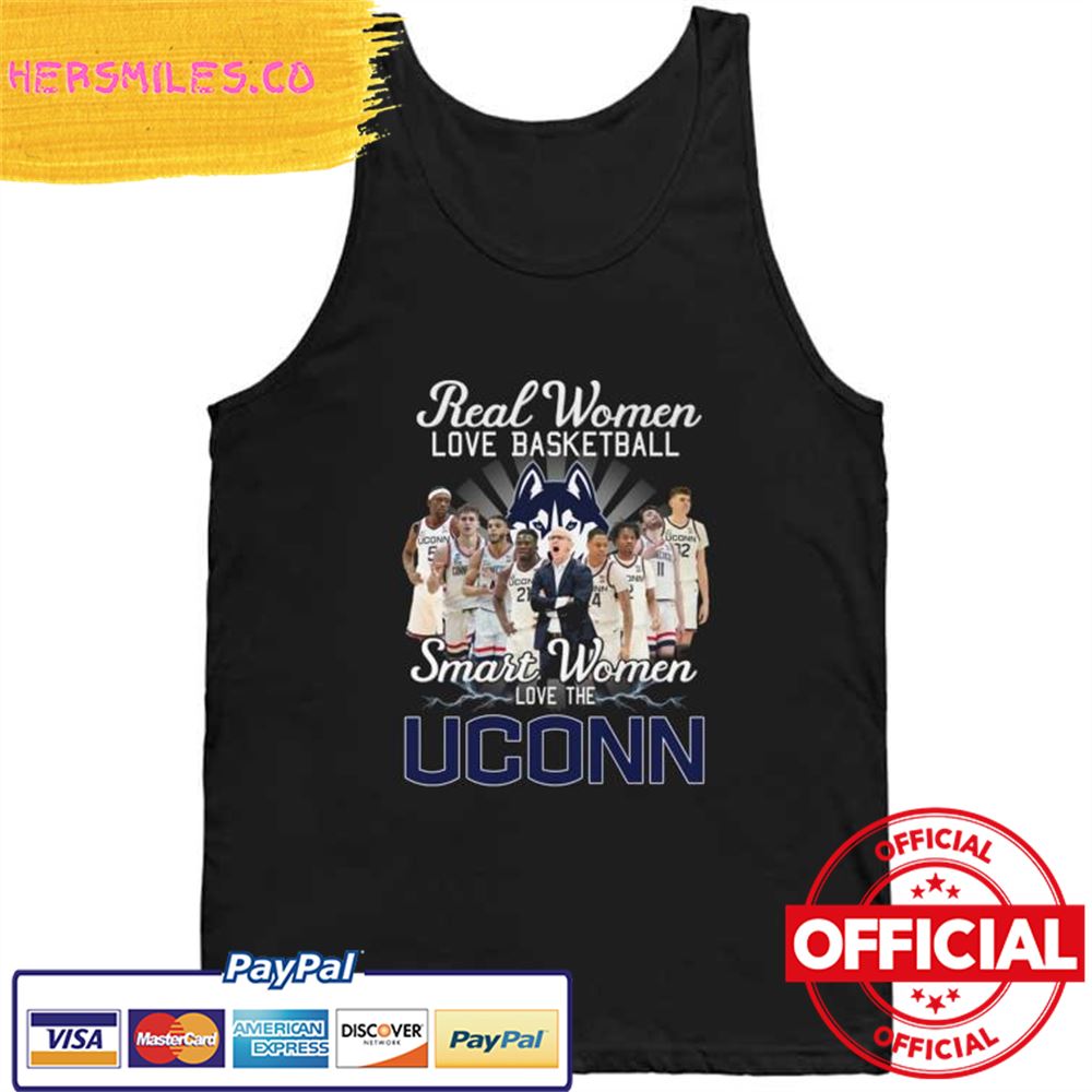 Official Real Women love Basketball Smart Women love the Uconn Huskies 2023 Shirt Official Real Women love Basketball Smart Women love the Uconn Huskies 2023 Shirt