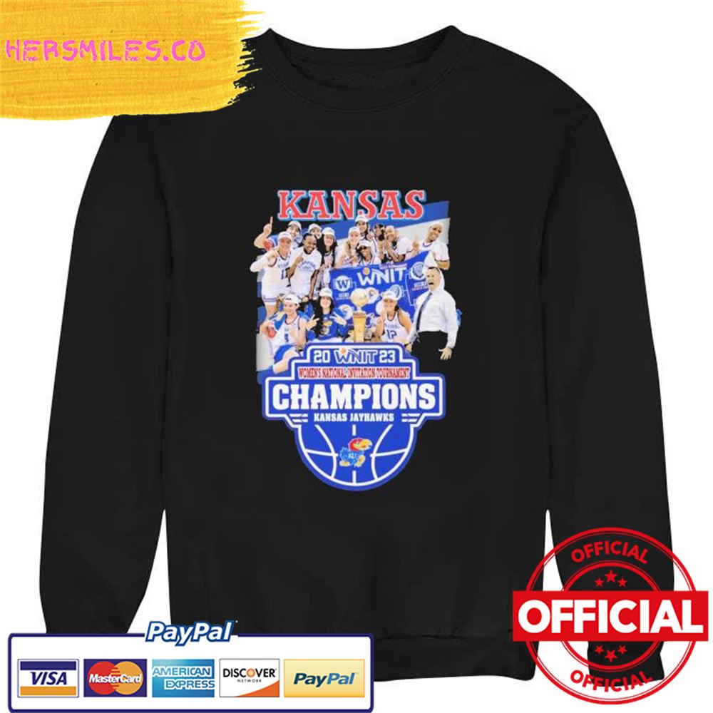 Original Kansas Jayhawks 2023 WNIT Women's National Invitation Tournament Champions Shirt Original Kansas Jayhawks 2023 WNIT Women's National Invitation Tournament Champions Shirt