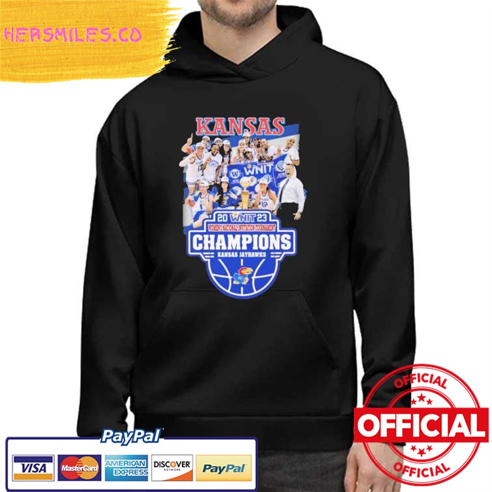 Original Kansas Jayhawks 2023 WNIT Women’s National Invitation Tournament Champions Shirt