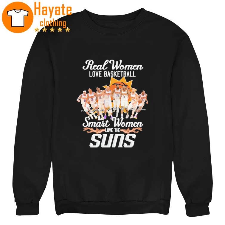 Original Real Women love Basketball Smart Women love the Phoenix Suns signatures 2023 Shirt Original Real Women love Basketball Smart Women love the Phoenix Suns signatures 2023 Shirt
