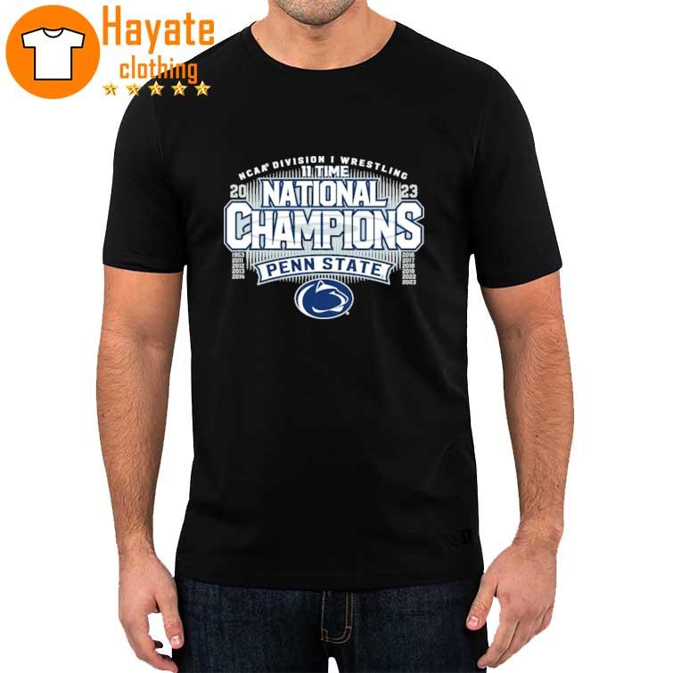 Penn State Nittany Lions NCAA Division I Wrestling 11 Time National Champions 2023 Shirt