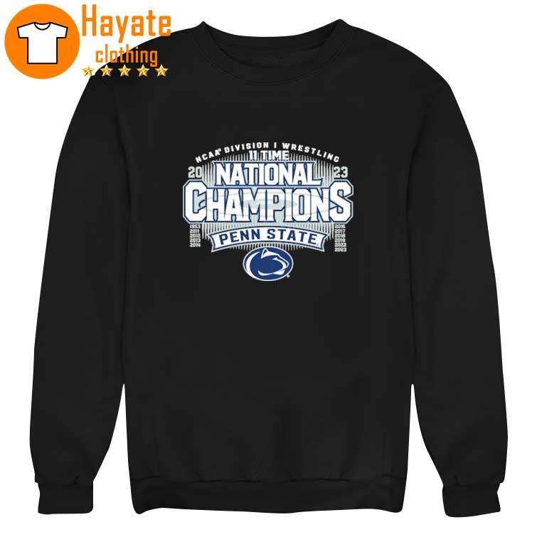 Penn State Nittany Lions NCAA Division I Wrestling 11 Time National Champions 2023 Shirt Penn State Nittany Lions NCAA Division I Wrestling 11 Time National Champions 2023 Shirt