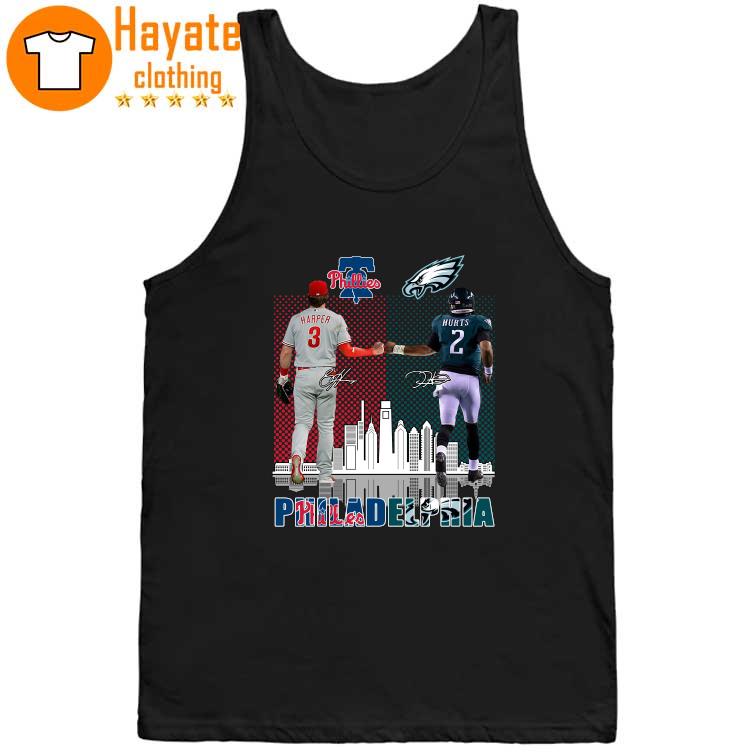 Philadelphia Phillies and Philadelphia Eagles Harper and Hurts 2023 Shirt Philadelphia Phillies and Philadelphia Eagles Harper and Hurts 2023 Shirt