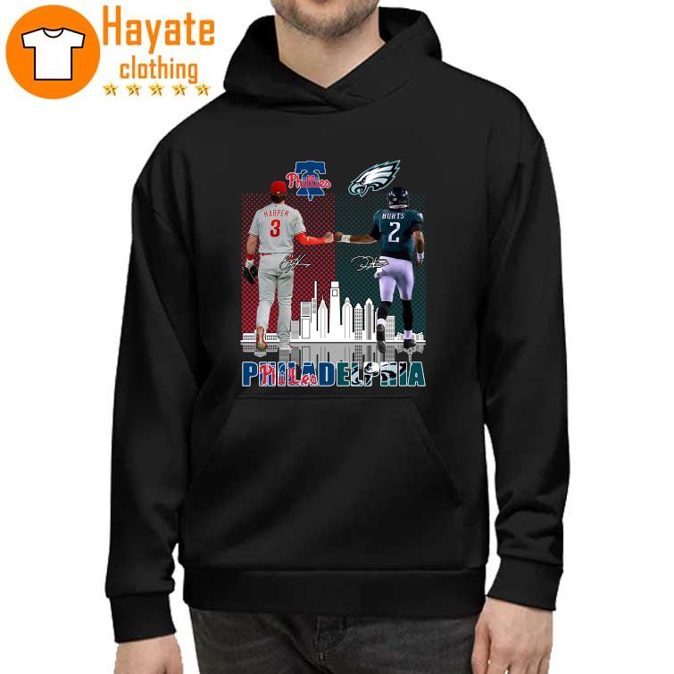 Philadelphia Phillies and Philadelphia Eagles Harper and Hurts 2023 Shirt