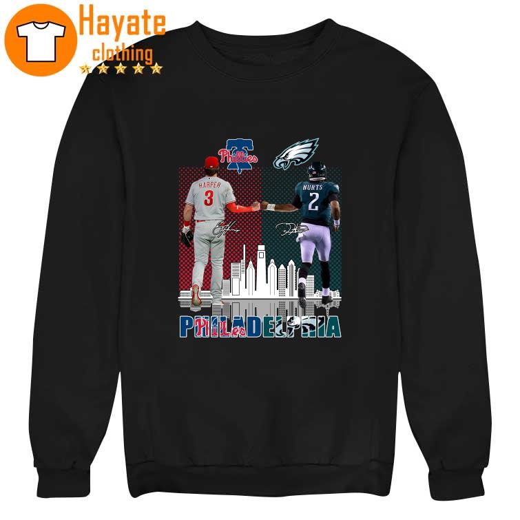 Philadelphia Phillies and Philadelphia Eagles Harper and Hurts 2023 Shirt Philadelphia Phillies and Philadelphia Eagles Harper and Hurts 2023 Shirt