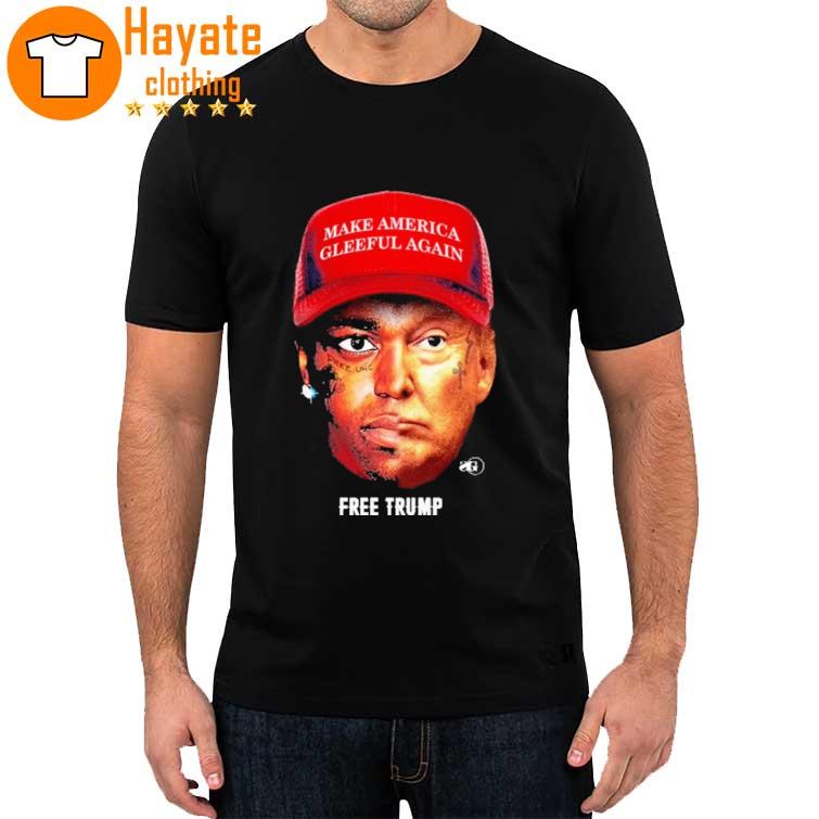 Pree UNC Make America Gleeful Again Frees Trump Shirt