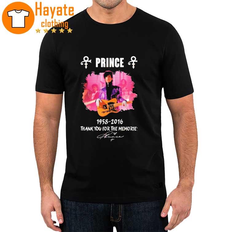 Prince 1958 – 2016 Thank You For The Memories T-Shirt