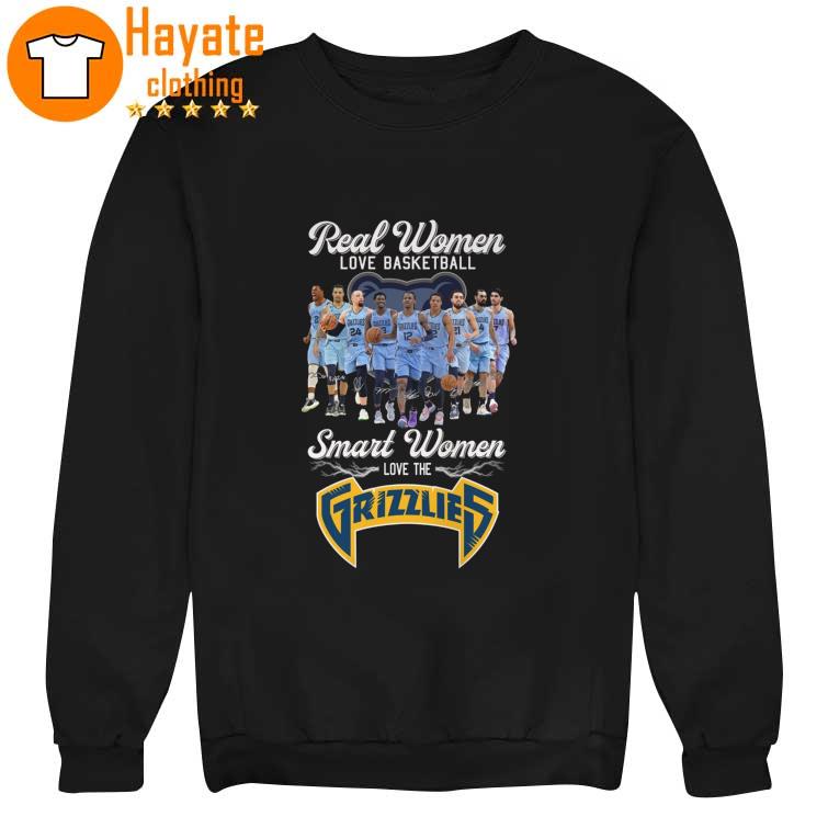 Real Women love Basketball Smart Women love the Grizzlies signatures Shirt Real Women love Basketball Smart Women love the Grizzlies signatures Shirt