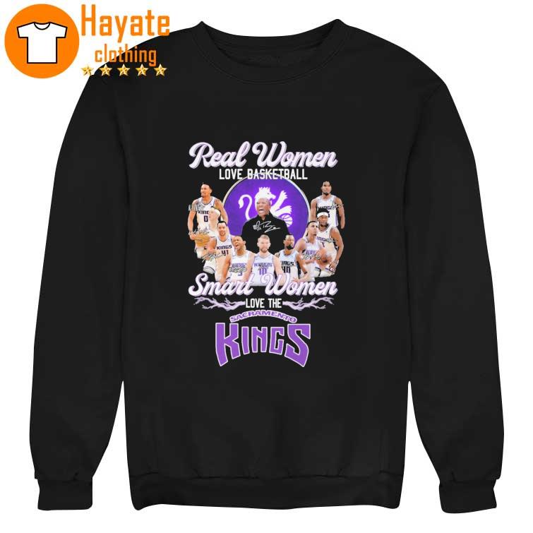 Real Women love Football Smart Women love the Sacramento Kings signatures 2023 Shirt Real Women love Football Smart Women love the Sacramento Kings signatures 2023 Shirt