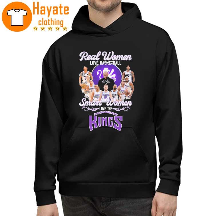 Real Women love Football Smart Women love the Sacramento Kings signatures 2023 Shirt
