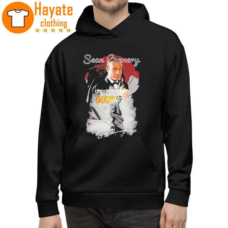 Sean Connery In Memory Of October 31, 2020 007 Signature T-Shirt