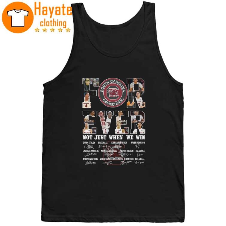 South Carolina Gamecocks Forever not just when we win signatures 2023 Shirt South Carolina Gamecocks Forever not just when we win signatures 2023 Shirt