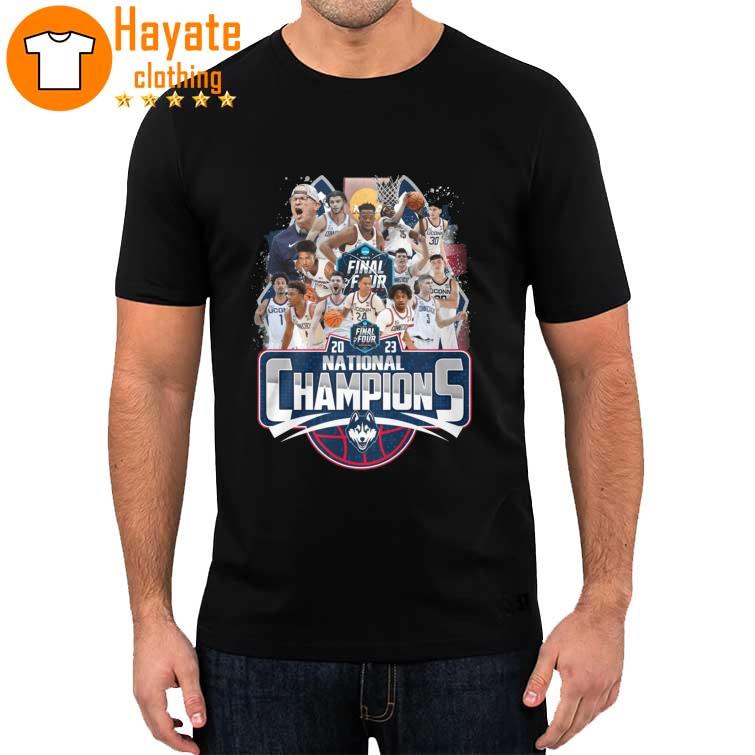 Sports Team Uconn Huskies 2023 National Champions NCAA Final Four Shirt