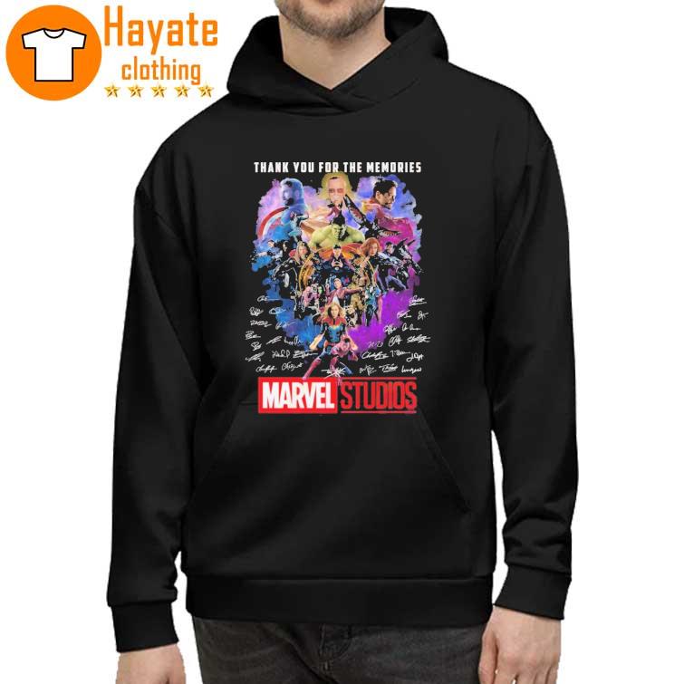 Thank You For The Memories Marvel Studios Signature T-Shirt