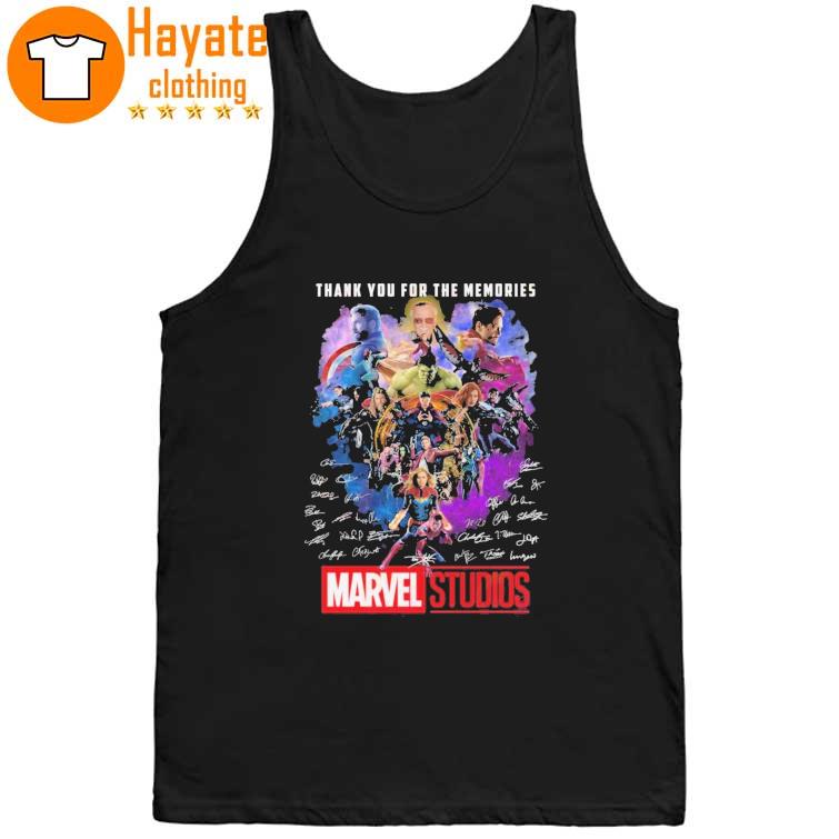 Thank You For The Memories Marvel Studios Signature T-Shirt Thank You For The Memories Marvel Studios Signature T-Shirt