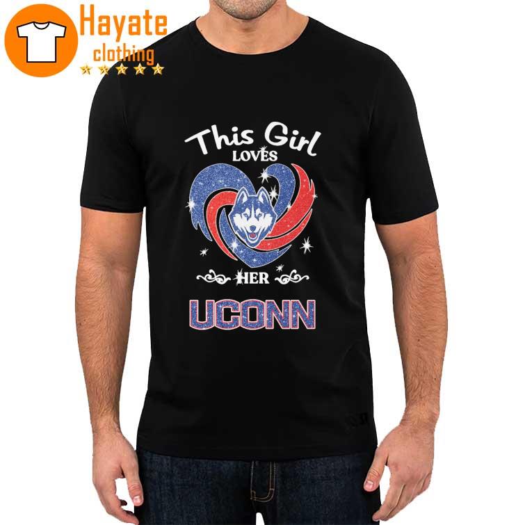 This Girl loves her Uconn Huskies Diamond 2023 Shirt