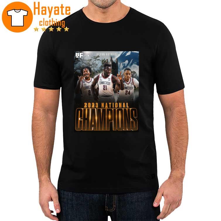 UConn Huskies 2023 national Champions poster Shirt