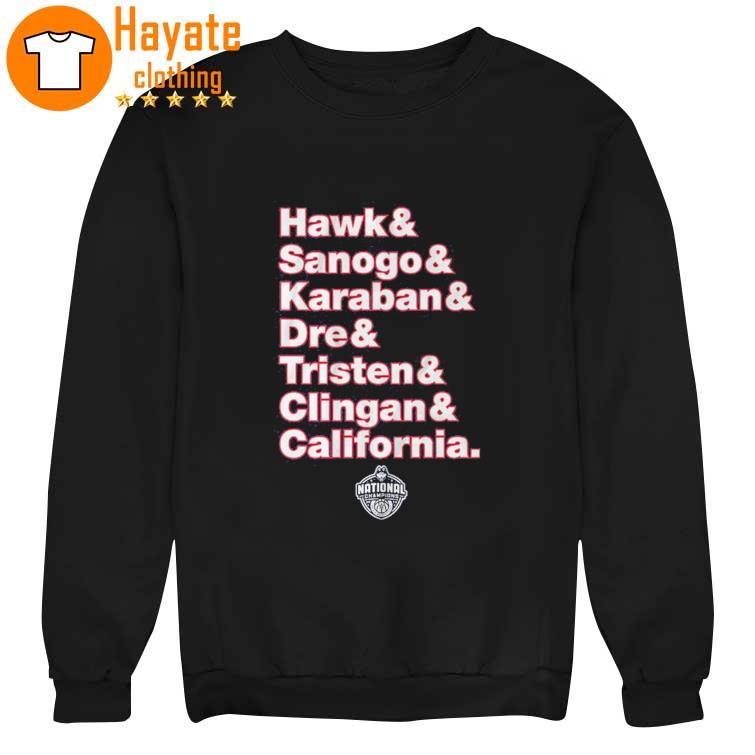 Uconn Huskies Hawk Sanogo Karaban Dre Tristen Clingan and California Shirt Uconn Huskies Hawk Sanogo Karaban Dre Tristen Clingan and California Shirt