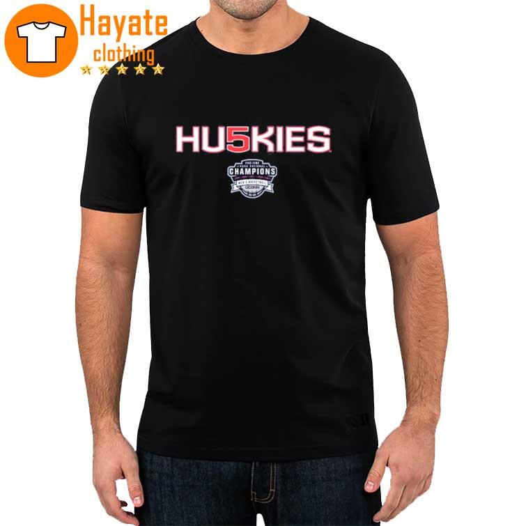Uconn Huskies Hu5kies NCAA National Champions Men’s Basketball Shirt