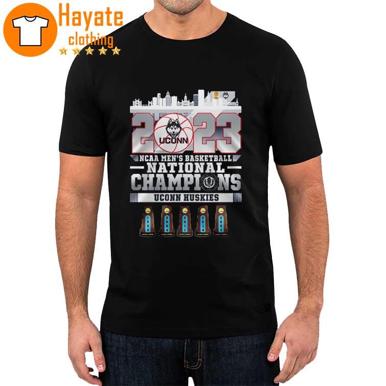 Uconn Huskies NCAA Men’s Basketball National Champions Skylines Shirt
