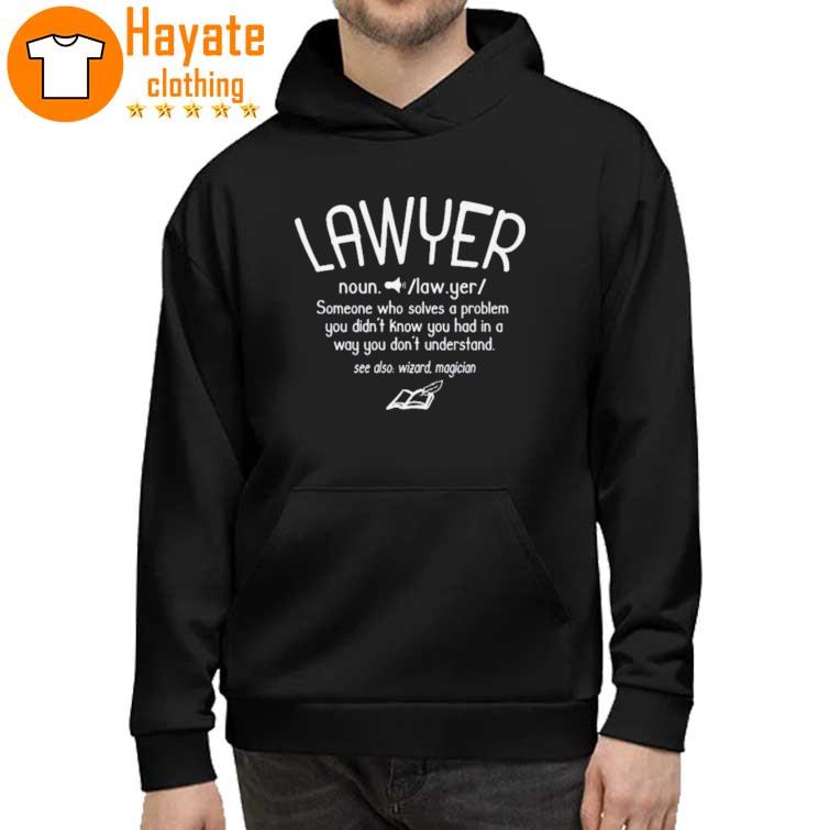 White Text Funny Lawyer Definition Shirt