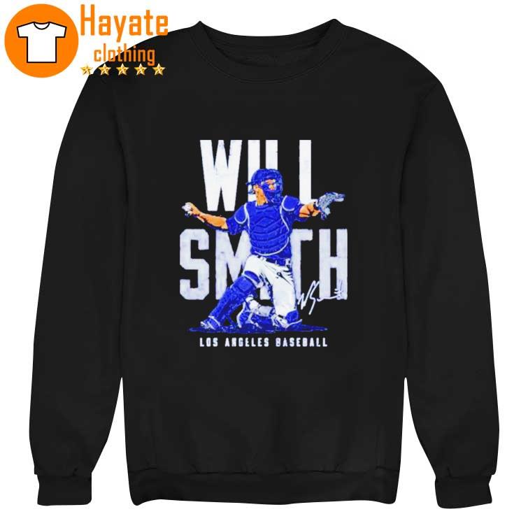 Will Smith Los Angeles Dodgers baseball name blocks Shirt Will Smith Los Angeles Dodgers baseball name blocks Shirt