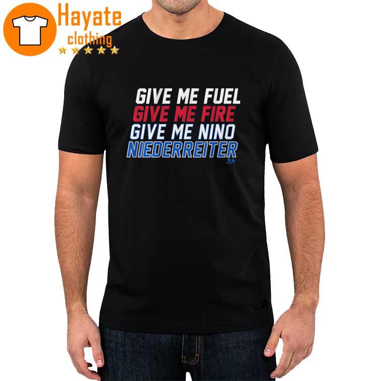 Winnipeg Give me Fuel Give me Fire Give Me Nino Niederreiter Shirt