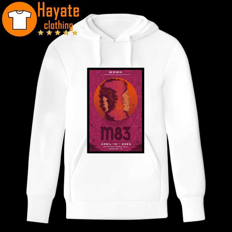 WOMH 7th Year Anniversary Celebration M83 2023 White Oak Music Hall Houston, TX Poster Shirt