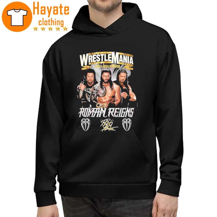 WrestleMania Goes Hollywood Roman Reigns Signature T-Shirt