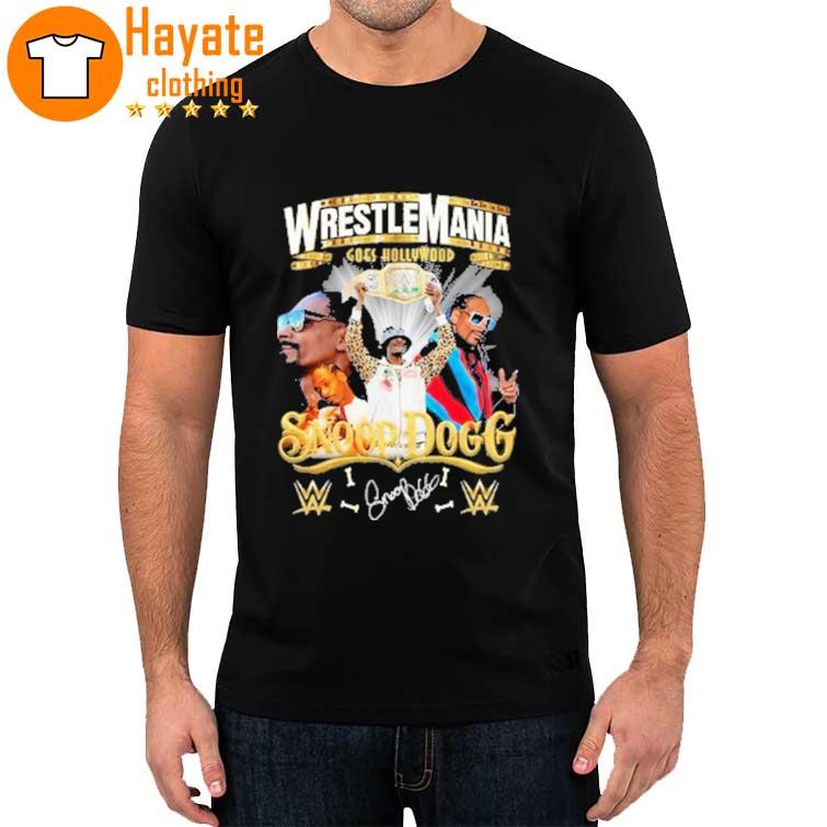 Wrestlemania Goes Hollywood Snoop Dogg signature Shirt