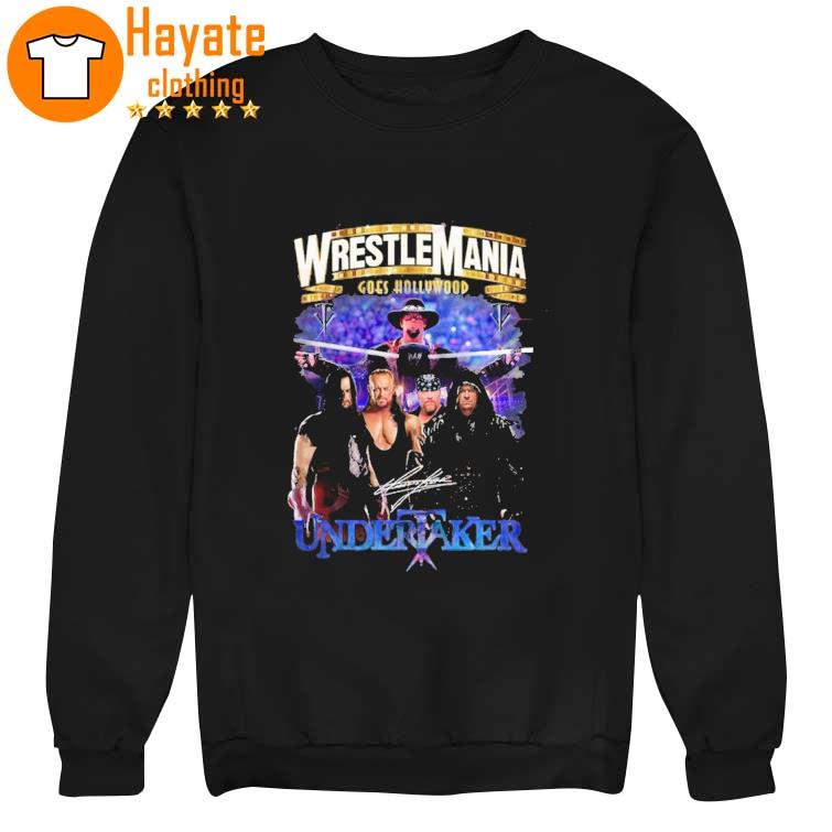Wrestlemania Goes Hollywood Undertaker signature Shirt Wrestlemania Goes Hollywood Undertaker signature Shirt