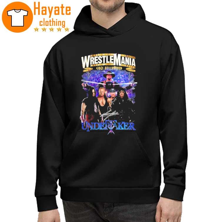 Wrestlemania Goes Hollywood Undertaker signature Shirt